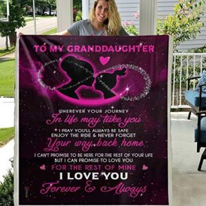maylian shrepa blanket for granddaughters - customizable, heartfelt gift
