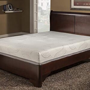 Irvine Home Collection California King Size 10-Inch, Gel Memory Foam Mattress, Medium Firm Feel, Breathable, Cool Sleep and Pressure Relief, CertiPUR-US Certified, Temperature Balanced (2800CK)