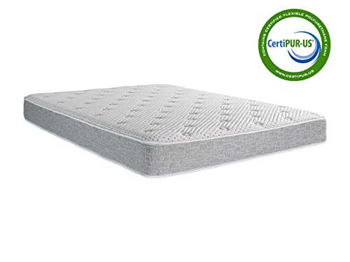 Tulo by Mattress Firm | 8 INCH Memory Foam Plus Coil Support Hybrid Mattress | Bed-in-A-Box | Firm Comfort | King