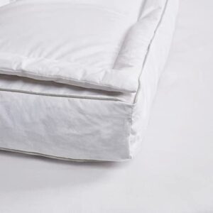 Martha Stewart 3-Inch Thick White Down Top Featherbed/Mattress Topper - Queen Size