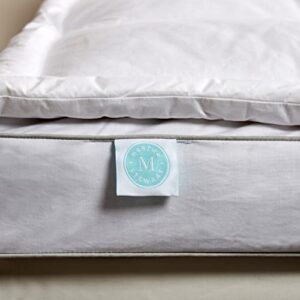 Martha Stewart 3-Inch Thick White Down Top Featherbed/Mattress Topper - Queen Size