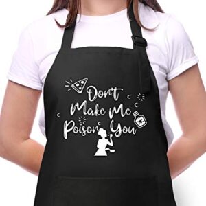 BBQ Grill Aprons for Men&Women- Funny Aprons for Mom Dad Friend Professional Cooking Apron One Size Fits All Best for Cooking BBQ Baking Gardening Grilling