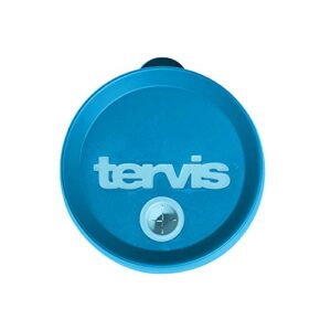 tervis straw lid made in usa double walled insulated, fits 24oz tumblers & 16oz mugs, turquoise