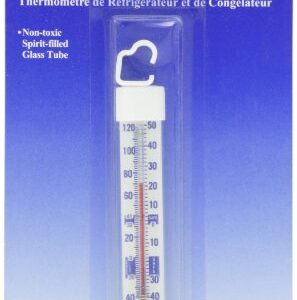 Cooper-Atkins 330-0-1 Refrigerator/Freezer Vertical Glass Tube Thermometer