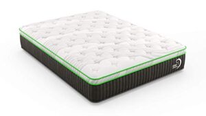 kiwi plush full natural mattress/ 12.5” memory foam feel/organic/bed-in-a-box/made in usa