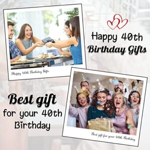 Happy 40th Birthday Gifts for Women Men Blanket 1983 40th Birthday Anniversary Weeding Decorations Turning 40 Year Old Bday Gift Idea for Wife Husband Mom Dad Back in 1983 Throw Blanket 60Lx50W Inch