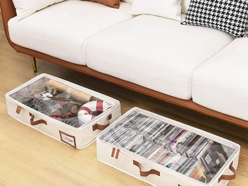 StorageWorks Underbed Storage Box and 32L Storage Bins with Lids