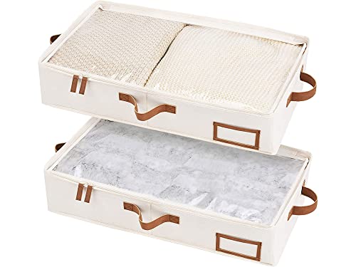 StorageWorks Underbed Storage Box and 32L Storage Bins with Lids