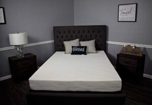 american mattress company 8" graphite infused memory foam-sleeps cooler-100% made in the usa-medium firm (king)