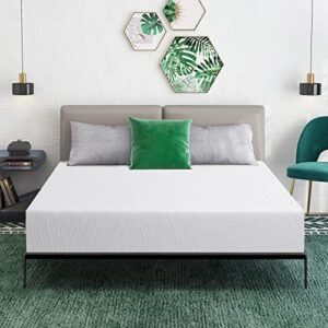 Airdown Full Mattress, 12 Inch Memory Foam Mattress in a Box, Medium Feel Green Tea Gel Mattress for Pressure Relieving, CertiPUR-US Certified, Made in USA