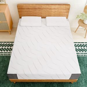 10 Inch Memory Foam and Innerspring Hybrid Mattress Medium Firm Feel Queen-Size Mattress