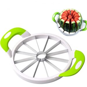 large watermelon slicer cutter comfort silicone handle watermelon slicer creative melon cutter knife cutting tools(11inch)
