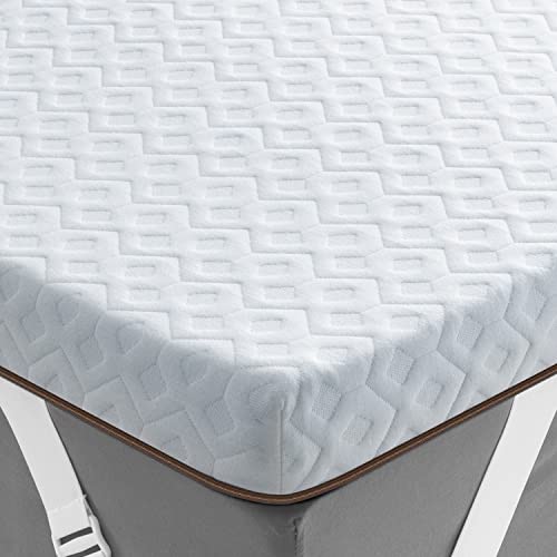 BedStory Memory Foam Mattress Topper Full - 3 Inch Gel Infused Bed Toppers - High Density Foam & Premium Soft Cover, CertiPUR-US Certified