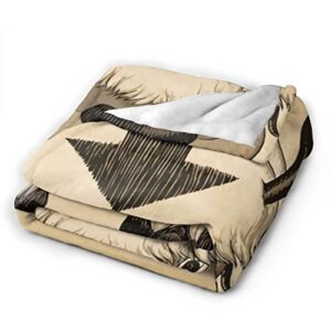 fleece blanket throw blanket - lightweight blanket for sofa, couch, bed, camping, travel - super soft cozy microfiber blanket
