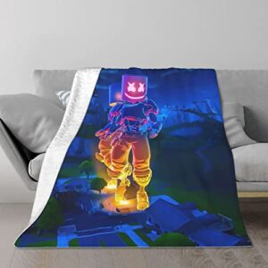 unisex game blanket soft flannel throw blanket great gifts for men women sofa bed living room 50"x40"