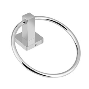 Asixx Towel Ring, Stainless Steel Towel Ring Bathroom Towel Ring Towel Holder Bathroom Accessories Wall Mounted