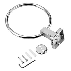 Asixx Towel Ring, Stainless Steel Towel Ring Bathroom Towel Ring Towel Holder Bathroom Accessories Wall Mounted