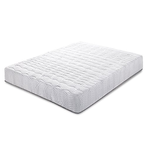 SLEEPLACE 10 Inch Encased Coil Hybrid Spring Mattress OM02 (Twin)