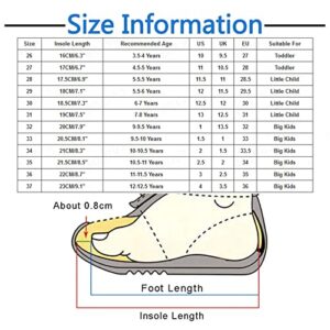 Mercatoo Children All Season Sports For Boys And Girls Thick Soles Non Slip Lace Up Hook Loop Mesh Breathable Comfortable Solid Color Casual Tennis Shoes for Girls Size 3 (Pink, 9.5-10 Years Big Kids)