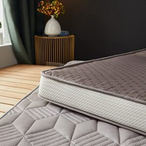 QQCC Mattress Topper Thailand Three- Dimensional Latex Mattress Bedroom Tatami Memory Foam Mattress Living Room Leisure Floor Mat Full Size (Color : NO-7, Size : Thickness 9cm)