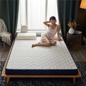 qqcc mattress topper thailand three- dimensional latex mattress bedroom tatami memory foam mattress living room leisure floor mat full size (color : no-8, size : thickness 9cm)