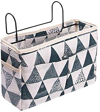 UJLN Bedside Caddy Hanging Bed Organizer Storage Bag Pocket for Bunk and Hospital Beds, College Dorm Rooms Baby Bed Rails (D-Style)