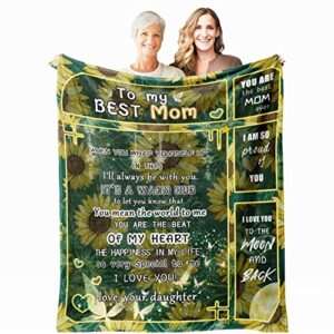 chushyar mother gifts,mom birthday gifts from daughter, gifts for mom,mother's day blanket gifts for mom,birthday gifts for mom,to my mom throw blanket 60" x 50"