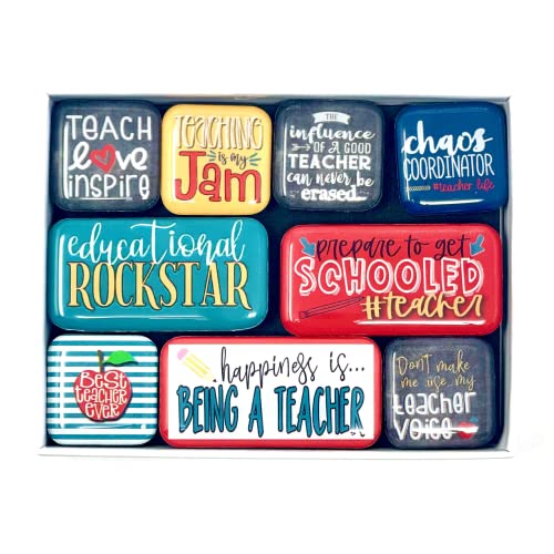 Cute Magnet Gift Sets for Teachers Women - Refrigerator Magnets - Great gifts for Teacher, Teaching Assistant, Aide for Teacher Appreciation Week, Birthday Present