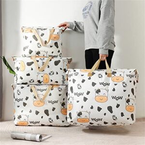 1/3Pcs Large Storage Bags, Storage Bins Closet Organizer Large-capacity Storage Bag With Handle Largecapacity Storage Bag Foldable Bucket For Quilt Blanket Suitcase Comforters Furniture Cover (51*12*45CM)