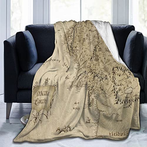 Blanket Flannel Throw Blanket Bedding Lightweight Soft All Season Sofa Bed Couch Blankets 50"x60"