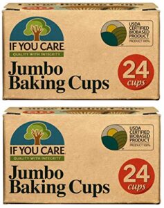 if you care jumbo baking cups (pack of 2)