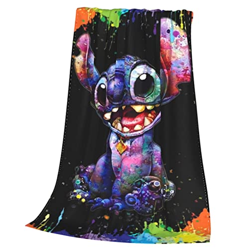 S/M Ultra-Soft Cartoon Throw Blanket Fleece Blanket Comfortable Blankets Soft Cozy Warm Flannel Blankets for Living Room Couch Bed 50 inches X40 inches