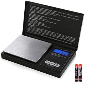 𝗙𝘂𝘇𝗶𝗼𝗻 digital pocket scale 1000g/0.1g, small digital scales grams and ounces, herb scale, jewelry scale, portable travel food scale( battery included )