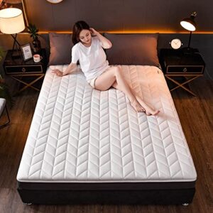 QQCC Mattress Topper Latex Mattress High Grade Memory Foam Filling Tatami Breathable Mat Hotel Mattress Full Size Pad Be (Color : 11, Size : Thickness 5cm)