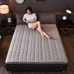 QQCC Mattress Topper Latex Mattress High Grade Memory Foam Filling Tatami Breathable Mat Hotel Mattress Full Size Pad Be (Color : 11, Size : Thickness 5cm)