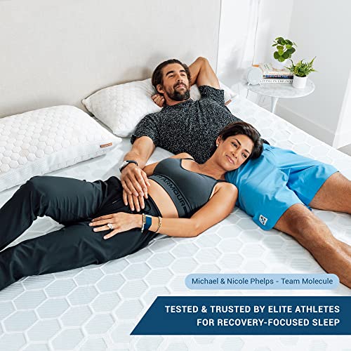 MOLECULE 3" Triple Zone PRO Pressure-Relieving Gel Memory Foam Mattress Topper, King