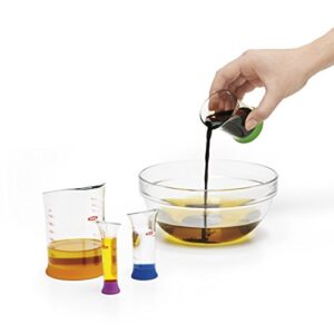 OXO Good Grips 7-Piece Nesting Measuring Beaker Set & Good Grips Mini Angled Measuring Cup