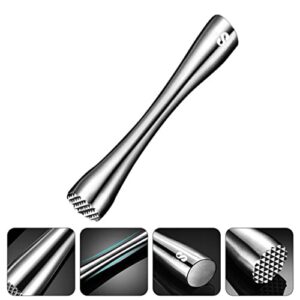 UPKOCH Bar Stainless Tool Pizza Based Cocktails Er Silver Labor-saving Dough Pestle Metal Grinding Supplies Stirring Muddler Mixer Restaurant End Pastry and Multi-functional Professional