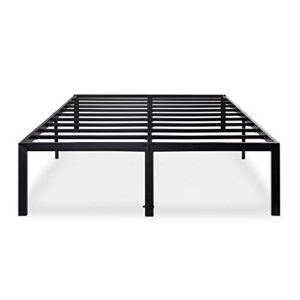 Olee Sleep 13 inch Galaxy Hybrid Gel Infused Memory Foam and Pocket Spring Mattress (King) & 14 Inch Heavy Duty Steel Slat/Anti-Slip Support/Easy Assembly/Mattress Foundation, Twin