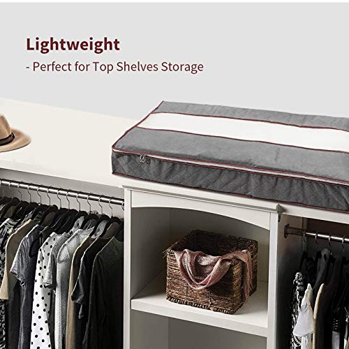 Underbed Storage Containers - 2 Pack 100L Large Capacity Clothes Storage Containers Box │ Foldable Clothing Organization and Storage Bins with Lids for Clothing Blanket Shoe │ Fabric Underbed Storage Bags Totes