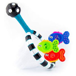 sassy developmental bath toy, catch and count net