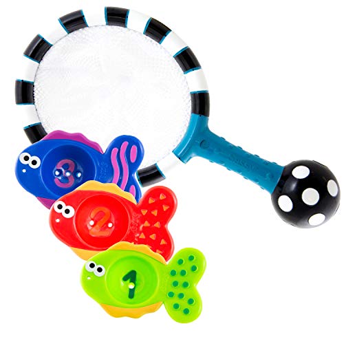 Sassy Developmental Bath Toy, Catch and Count Net