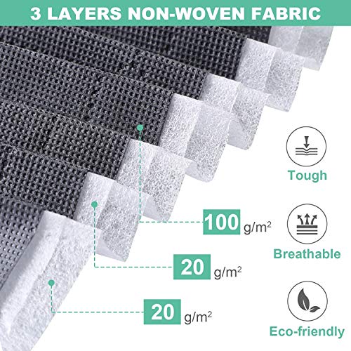 3PCS Clothes Storage Bag Closet Organizer with Reinforced Handle Firm Fabric Strong Zipper Foldable Breathable Storage Container Set for Clothes, Quilts, Blankets, Bedding