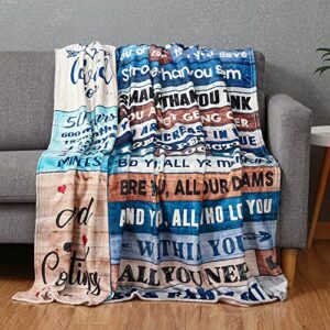 Gifts for Women 50th Birthday Gifts for Men 50th Birthday Decorations Women 1973 Blanket Funny Gifts for Her Him Birthday Gifts Ideas for Husband Wife Dad Mom Bed Throw Cool Blanket 60 Inch X 50 Inch