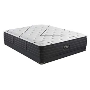 Beautyrest Black 14 Inch Cal King L-Class Extra Firm Premium Pocketed Coil Mattress with Cooling Technology, with 5 Inch Box Spring