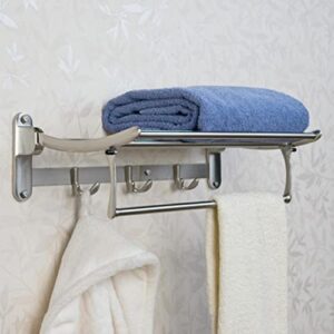 signature hardware 296124 19-3/4" brass towel rack with bar