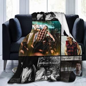 ultra-soft blanket collage singer blanket flannel blanket portable throw blanket for living room couch sofa car fans gift 50"x40"