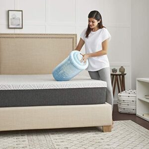 Sealy 2" SealyChill Gel Memory Foam Mattress Topper, King, White