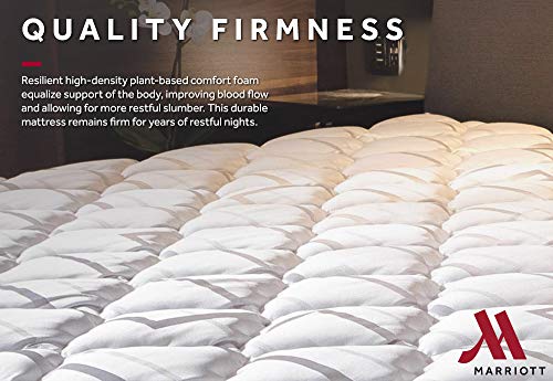 Marriott Official Bed - Medium to Firm Support - 9-inch Foam Mattress and 10.5-inch Box Spring Set - Queen