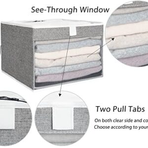 StorageWorks Underbed Storage Box and Closet Storage Bins with Clear Window